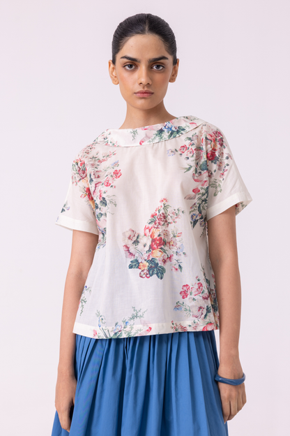 Nora Floral Printed Top
