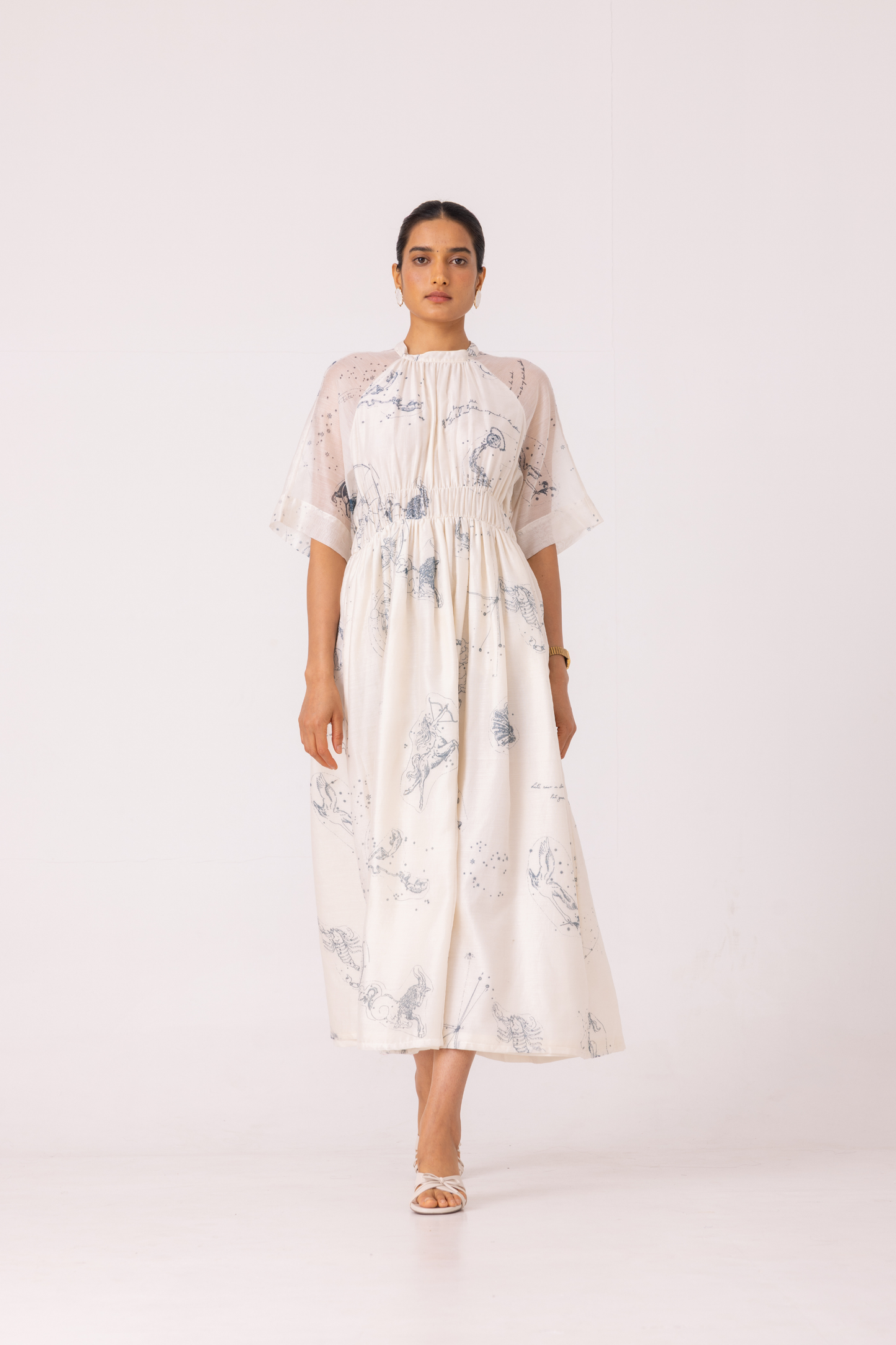 Arha Zodiac Print Handwoven Dress
