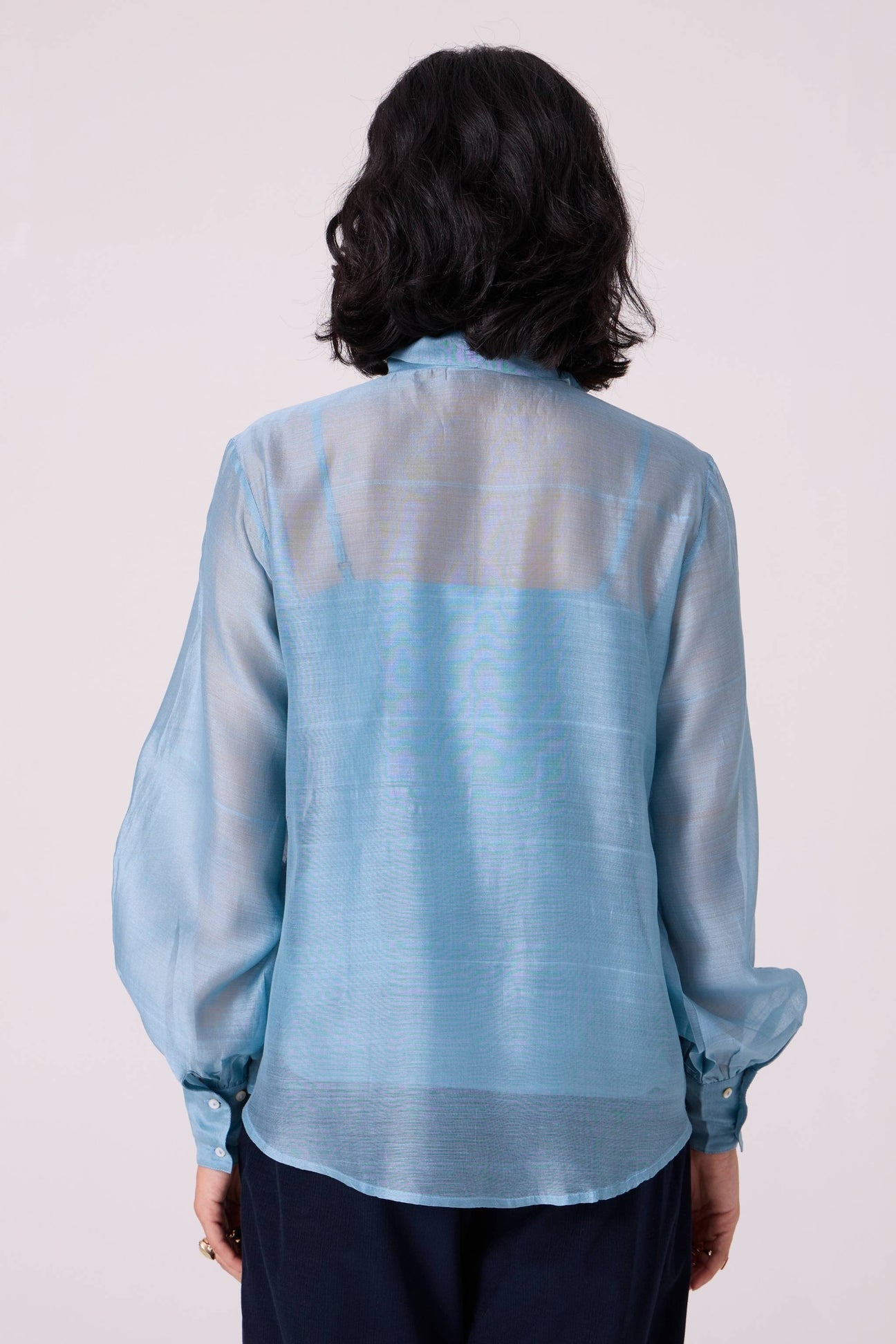 Pavel Blue Handwoven Shirt