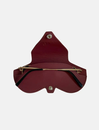 Noir Sunglass Case - Burgundy