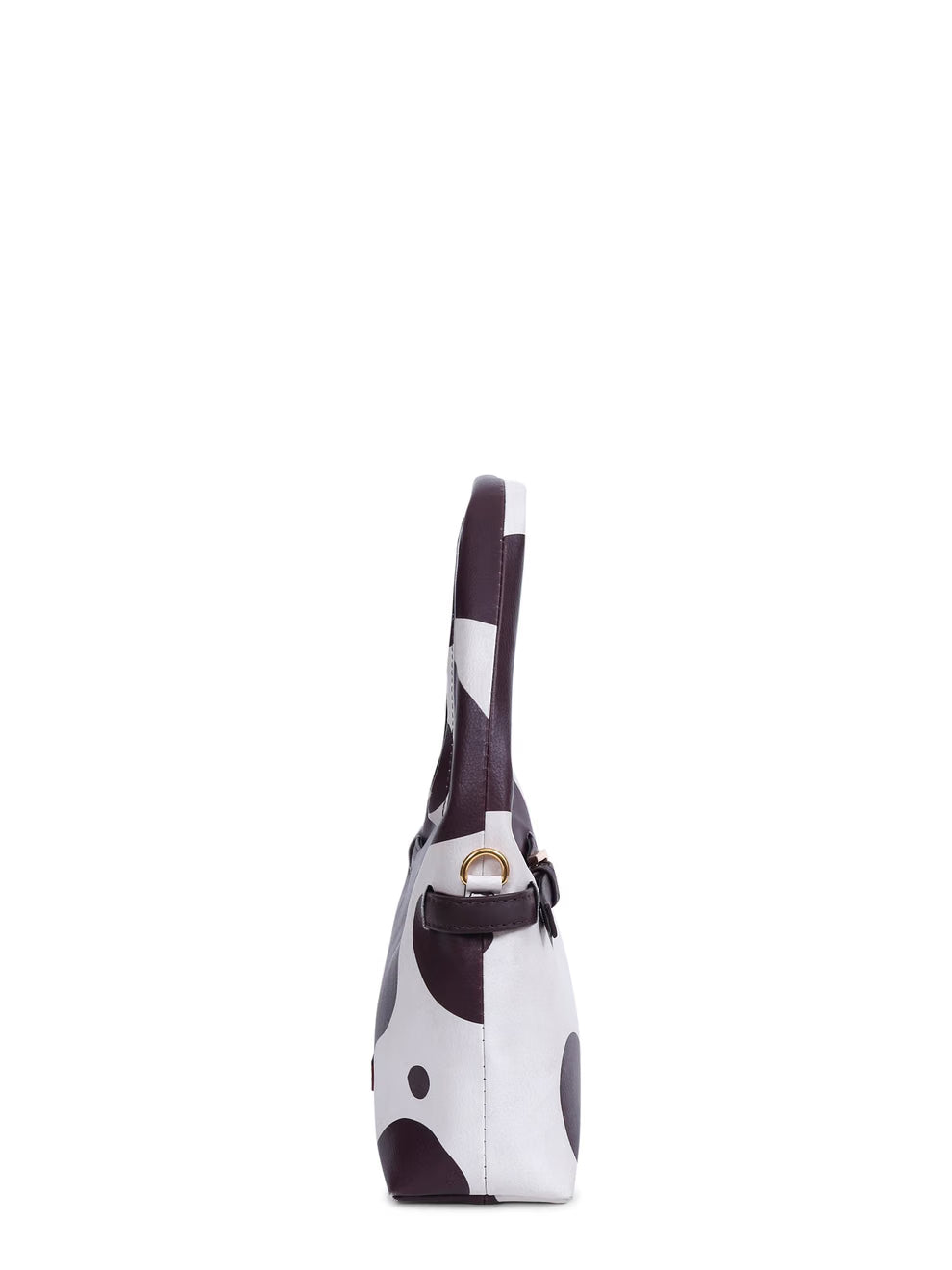 Cow Printed Mini Hobo Bag