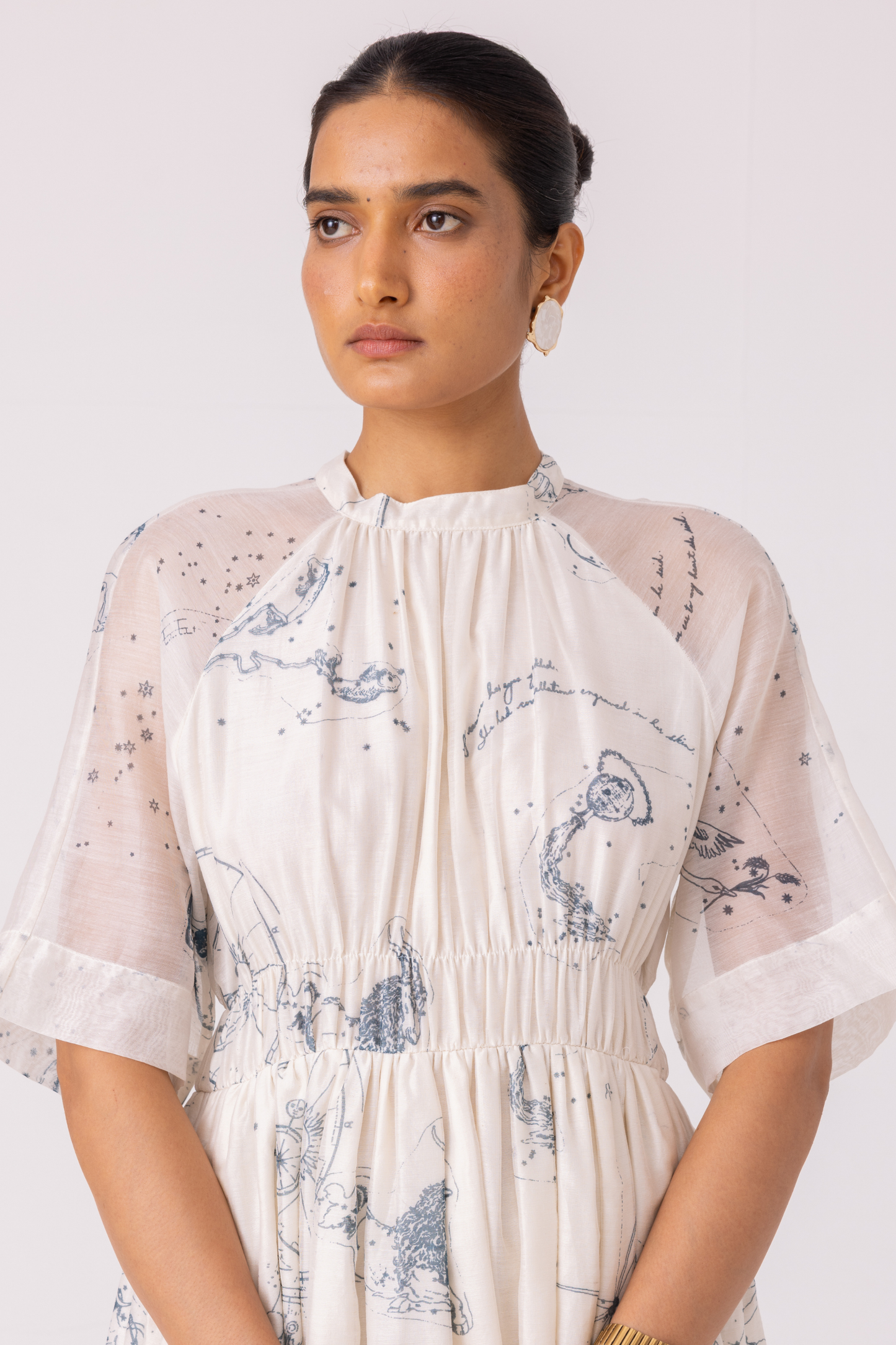 Arha Zodiac Print Handwoven Dress