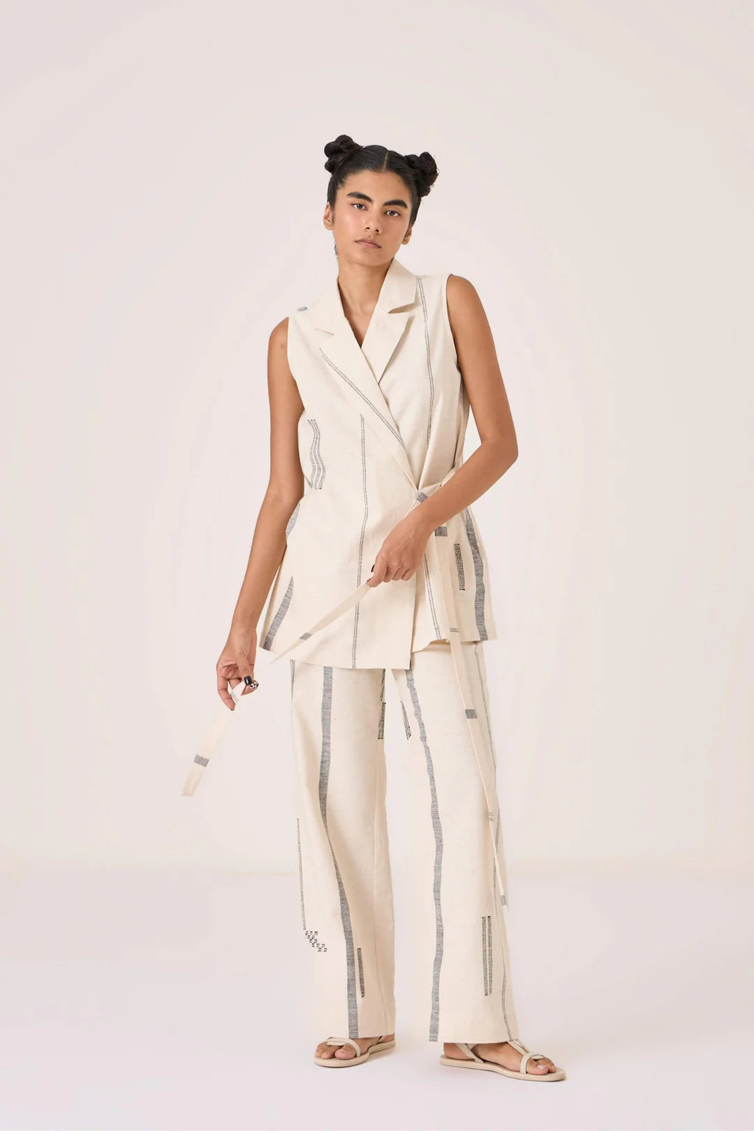 Yacine Handwoven Cotton Pants