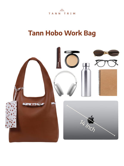 Dark Brown Hobo Work Bag