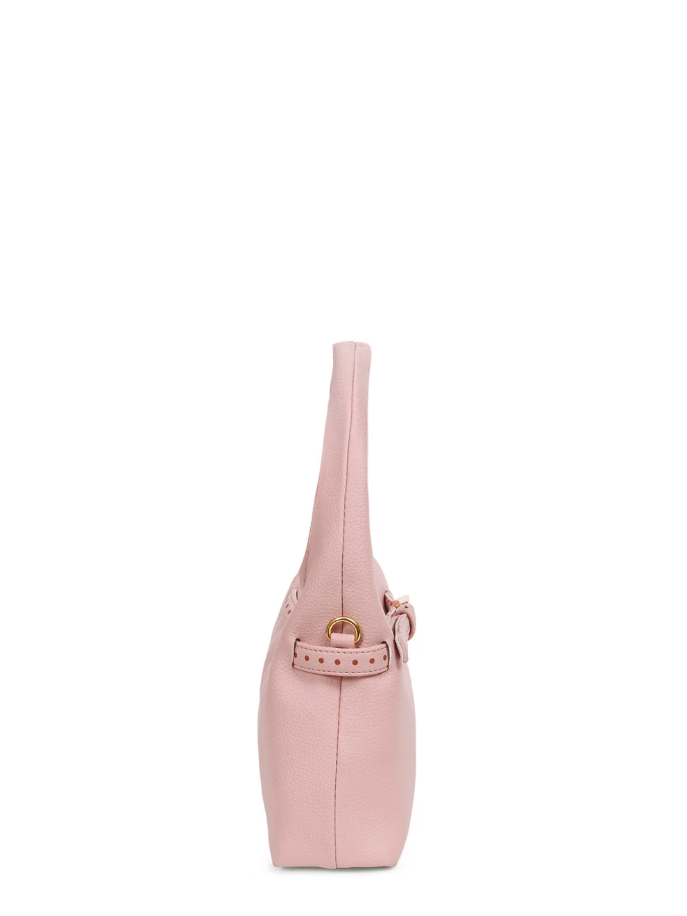 Pink Polka Mini Hobo Bag