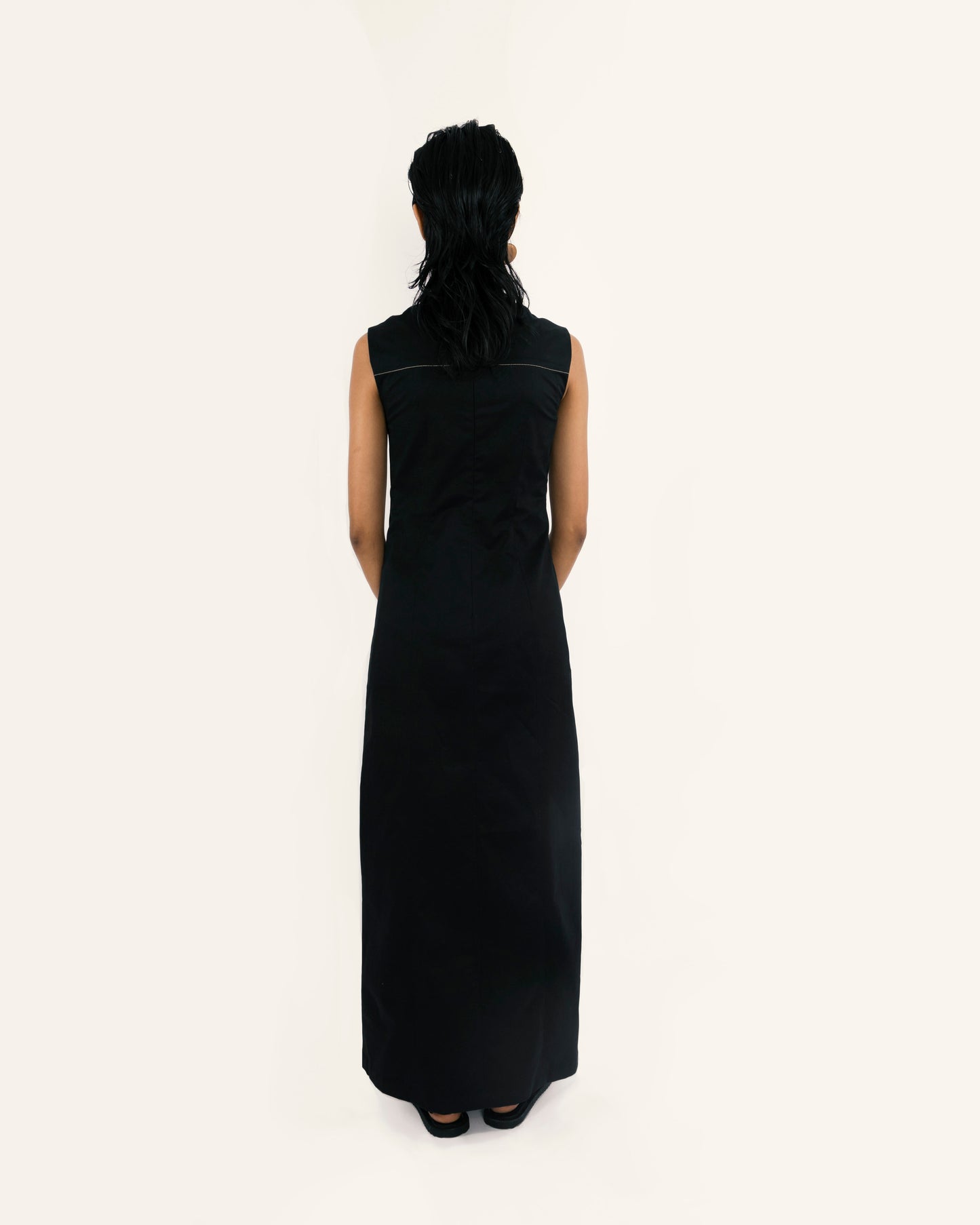 Paneled Maxi Dress