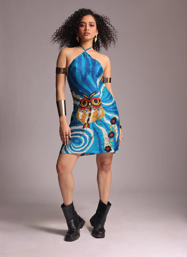 The Millionaire Halter Dress