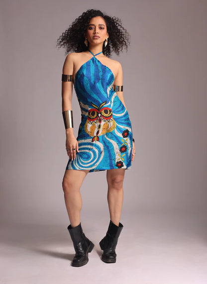 The Millionaire Halter Dress