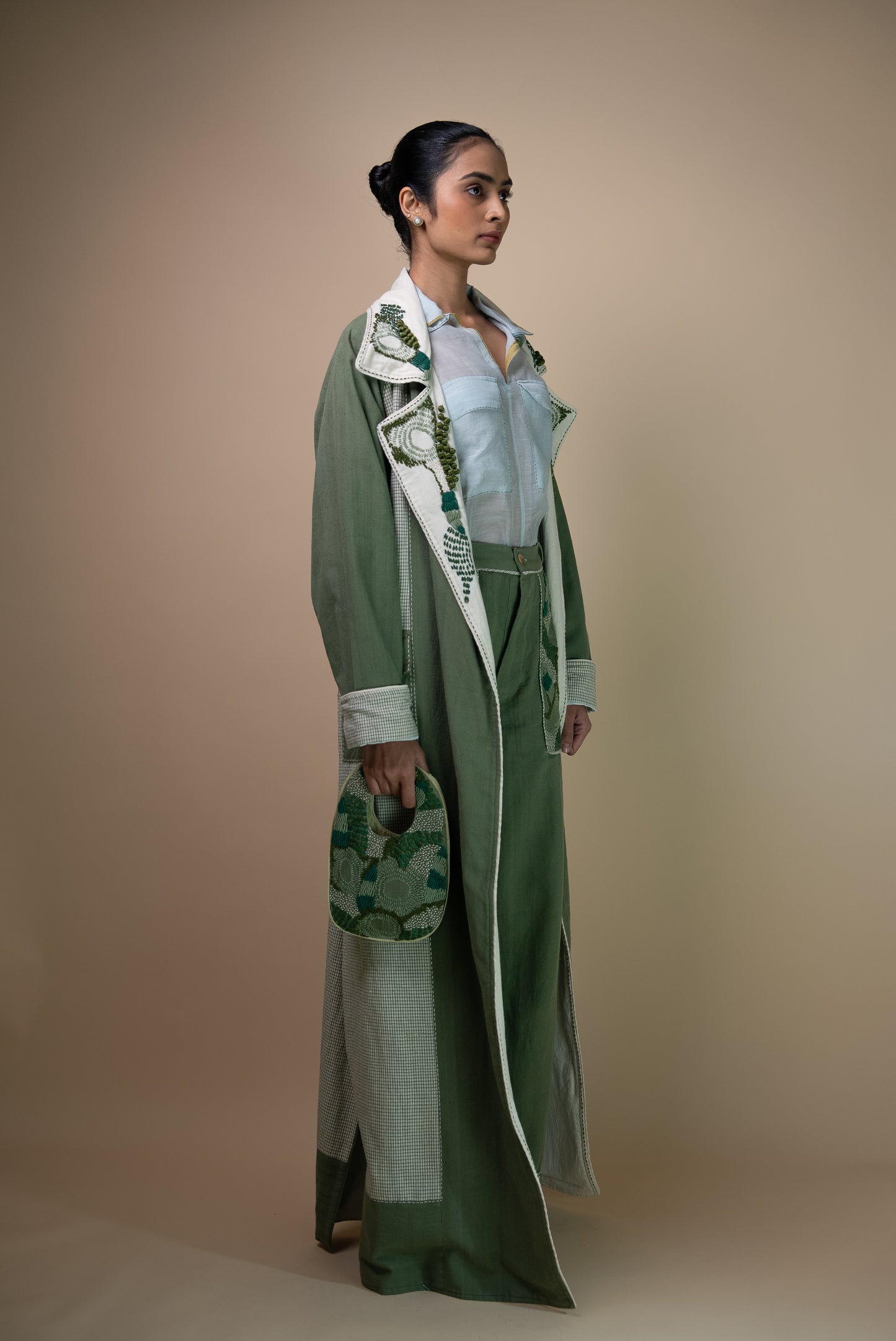 Meadows Unisex Colour Blocked Trench