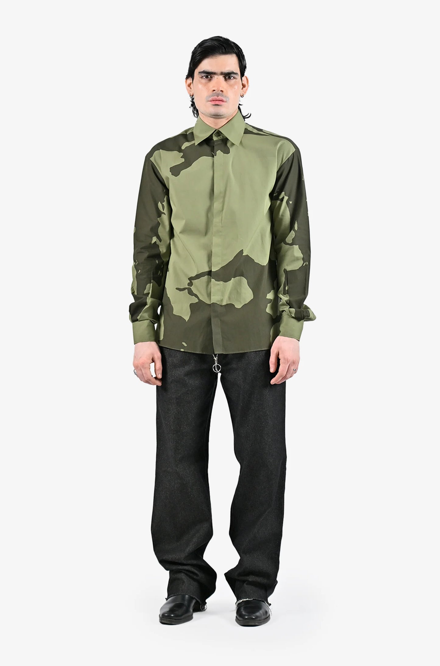 HUEMN Flesh Shirt - Dark Green