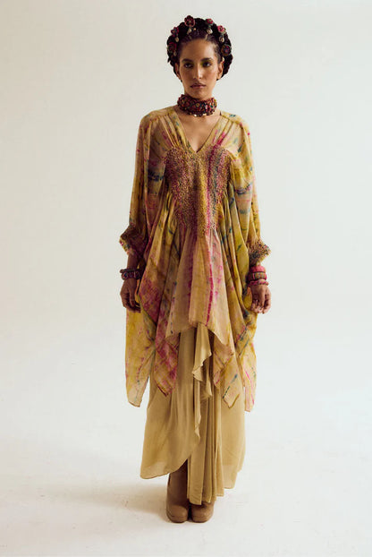 Gulmohar and marigold set