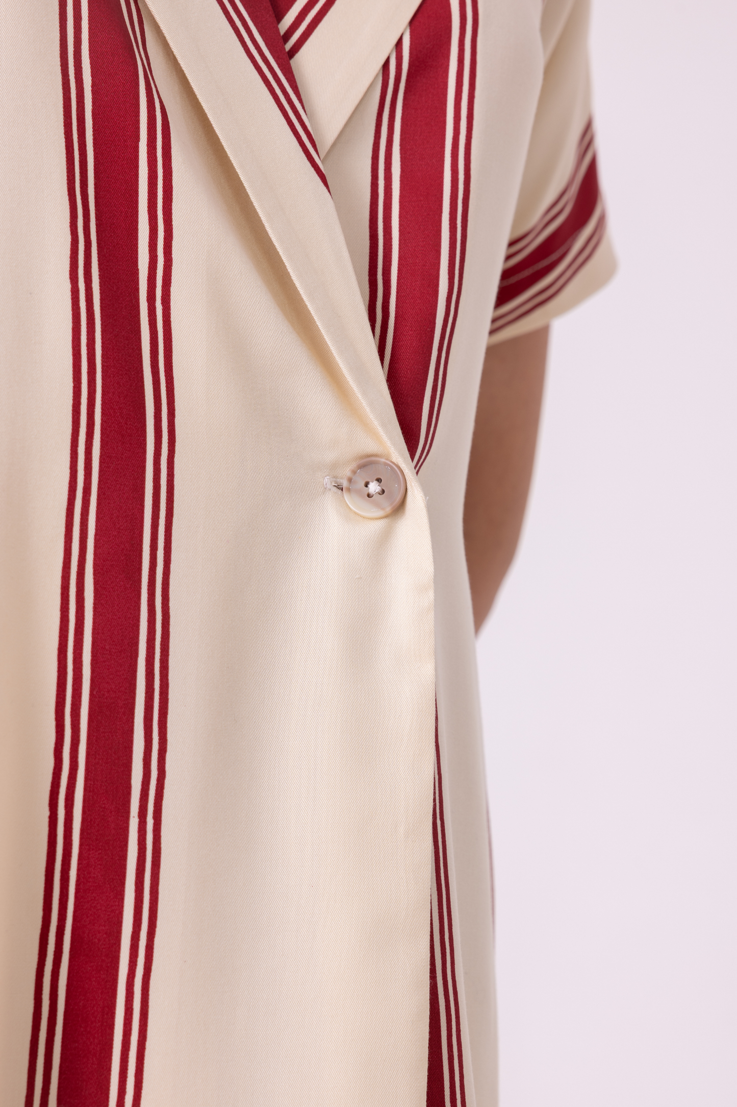 Amy Red Striped Blazer Dress