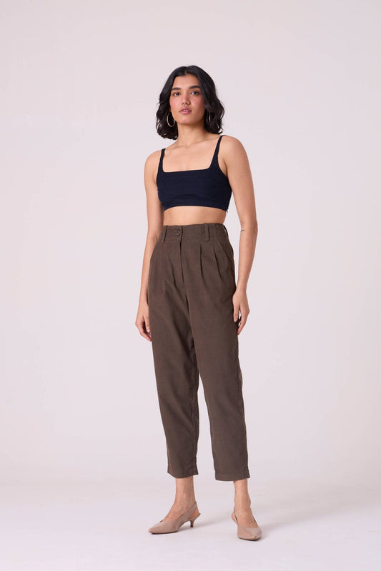 Helk Olive Needlecord Pants