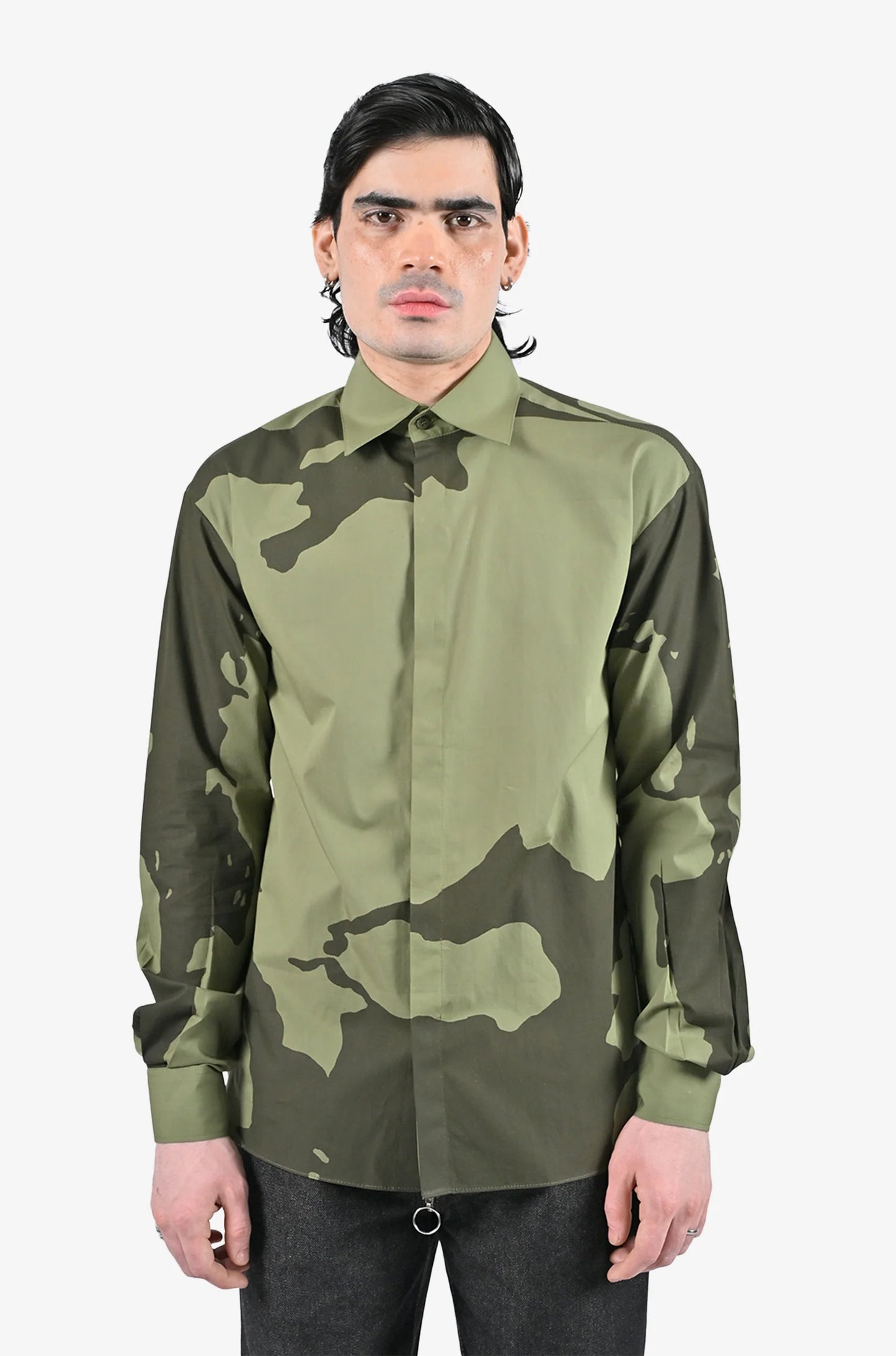 HUEMN Flesh Shirt - Dark Green
