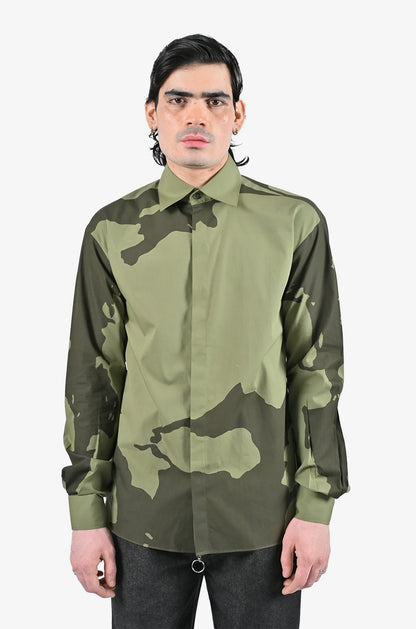 HUEMN Flesh Shirt - Dark Green