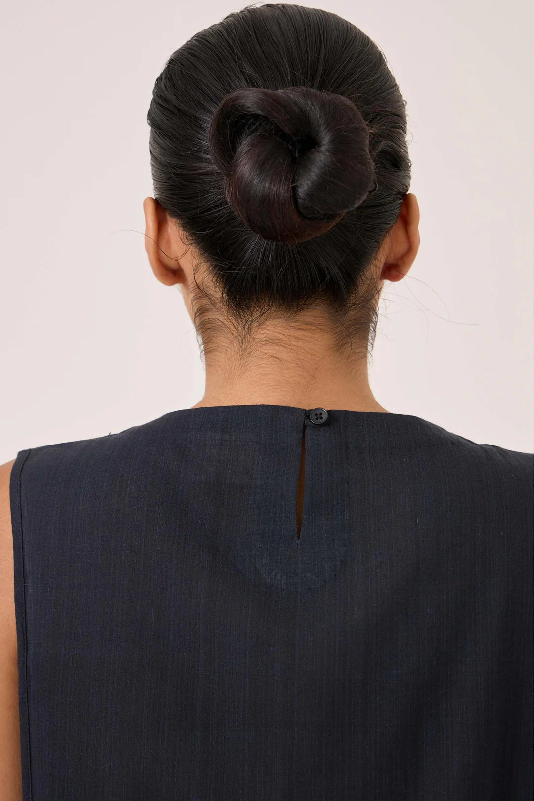 Meesha Black Handwoven Boxy Top
