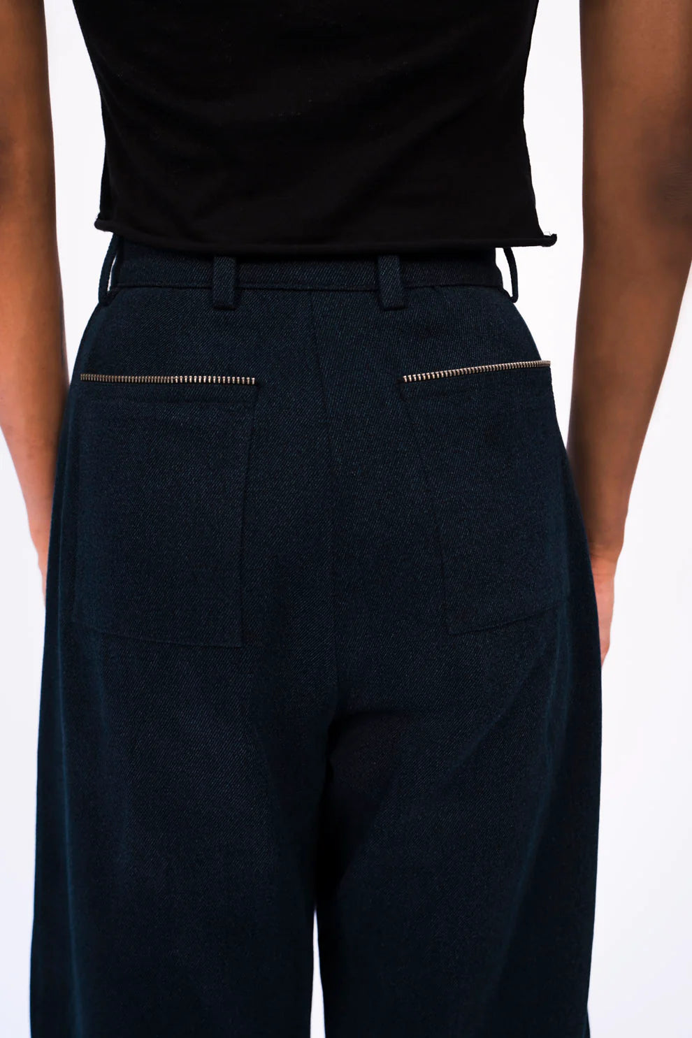 Zipper Panel Pants