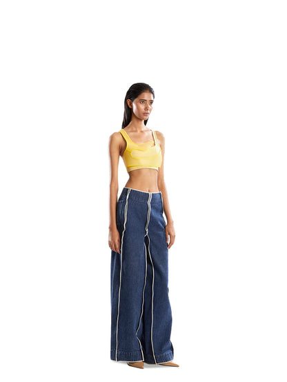 YELLOW RUBBER TANK TOP