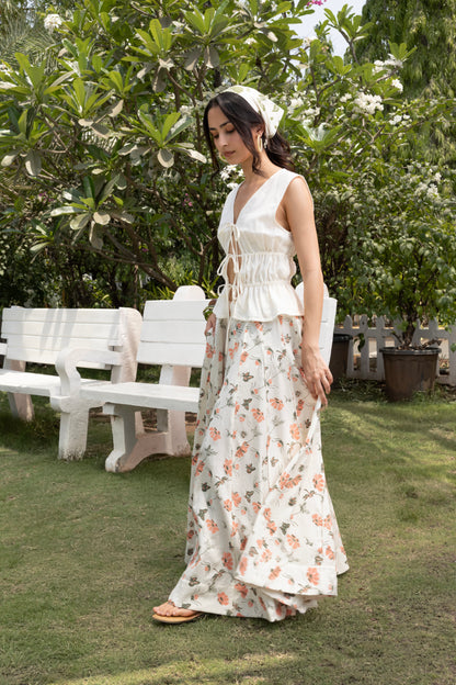 Organic cotton Front Tie-Up Top