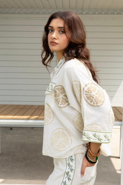 Boxy Button-Down Shirt