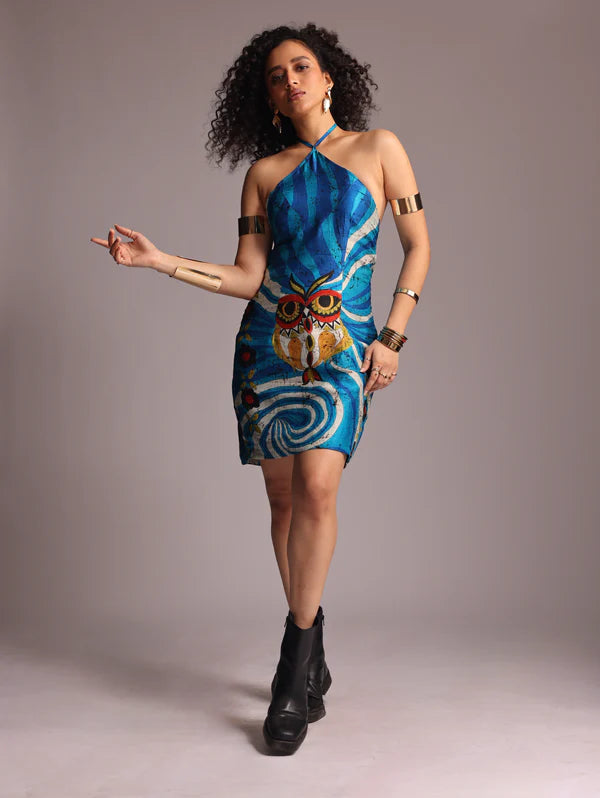 The Millionaire Halter Dress