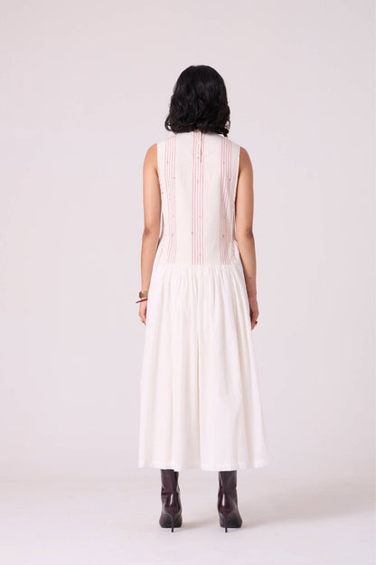 Fyodor Red Stripe Maxi Dress