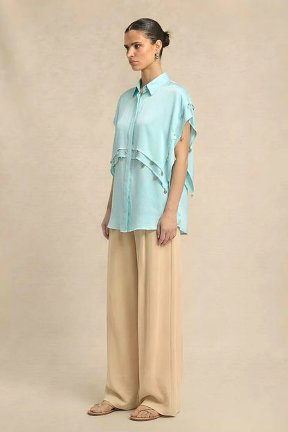 Coin Flap Shirt - Tropical Breeze