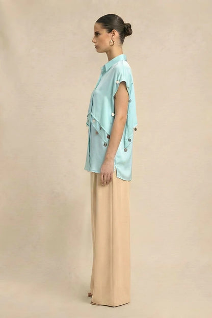 Coin Flap Shirt - Tropical Breeze