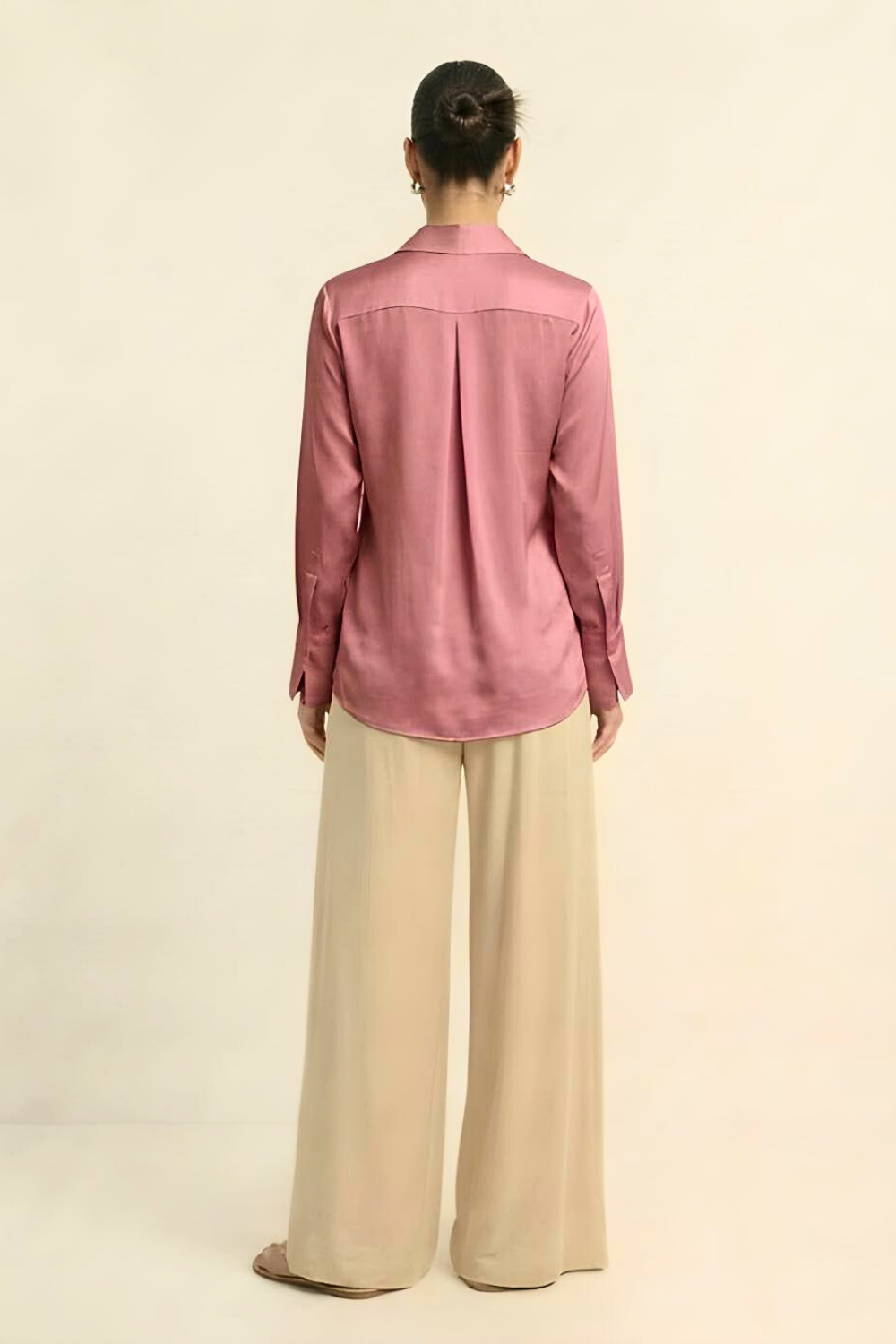 Wrap Blouse - Brick Red