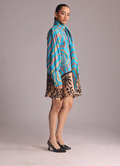 The sandsswirl scarf dress