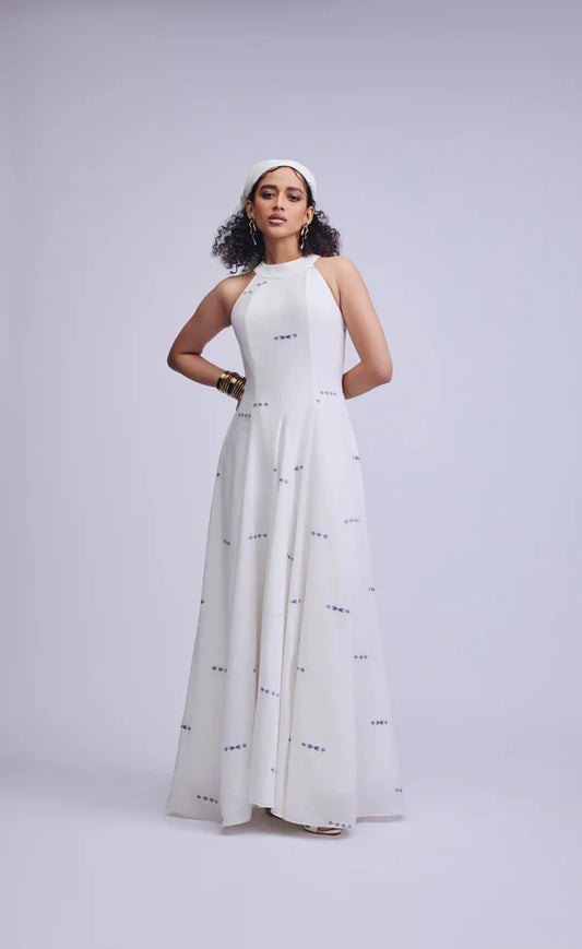 The Victoria halter gown