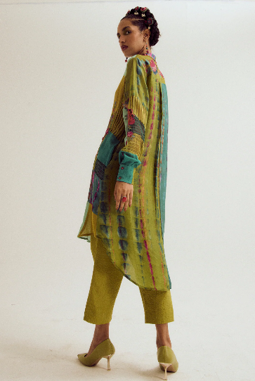 Shrub rose patchwork coord set