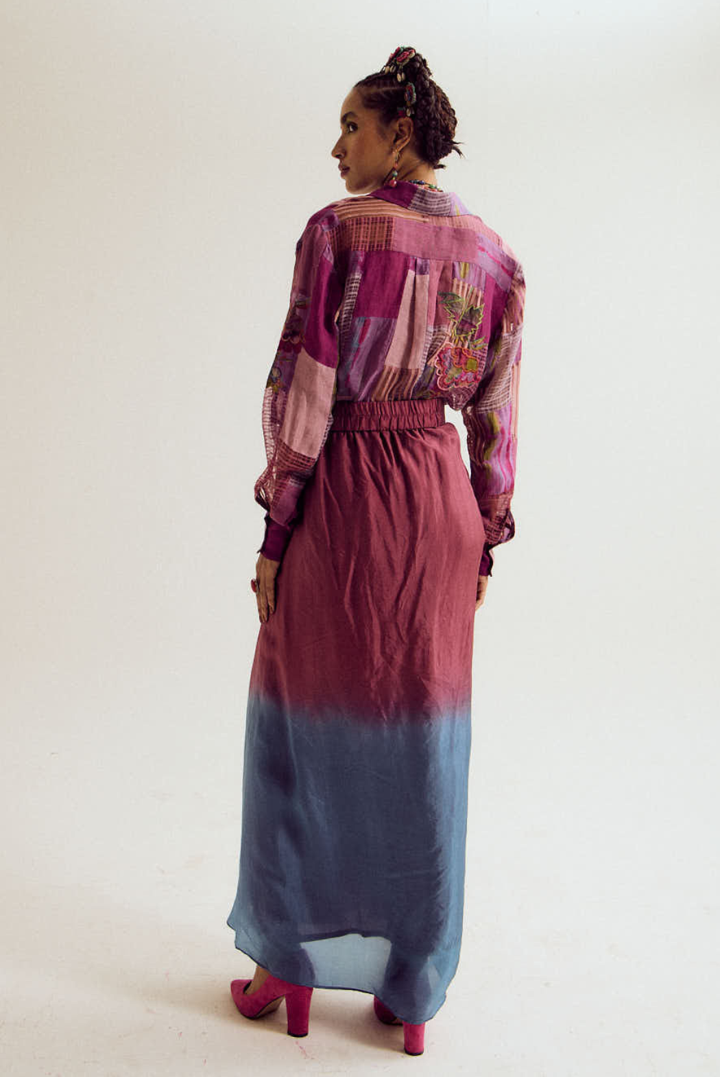 Paako & vinca set- lavender/blue