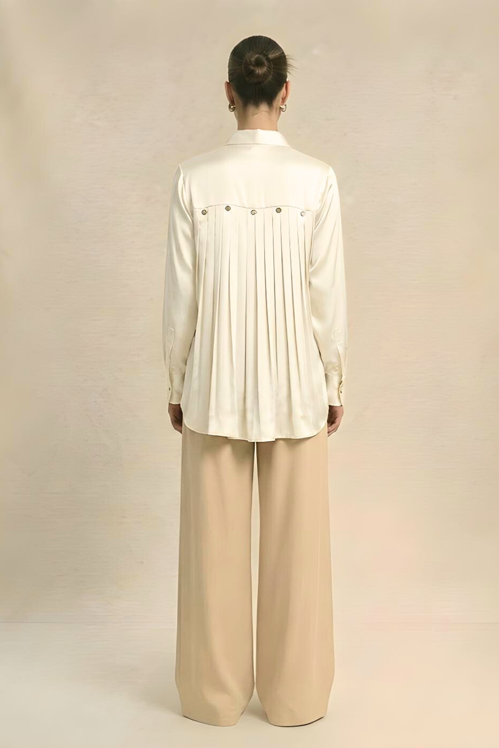 Gather Shirt - Ivory