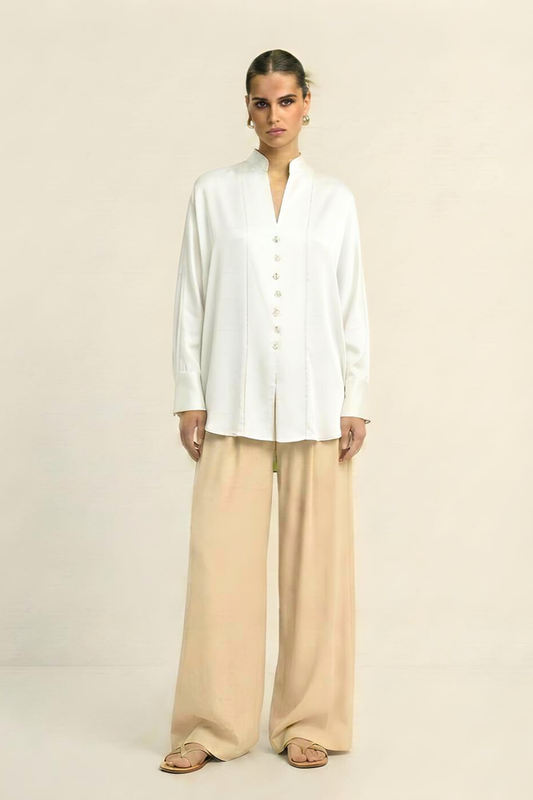 Kaftan Blouse - Ivory
