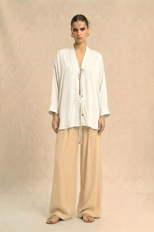 Loop Blouse - Ivory
