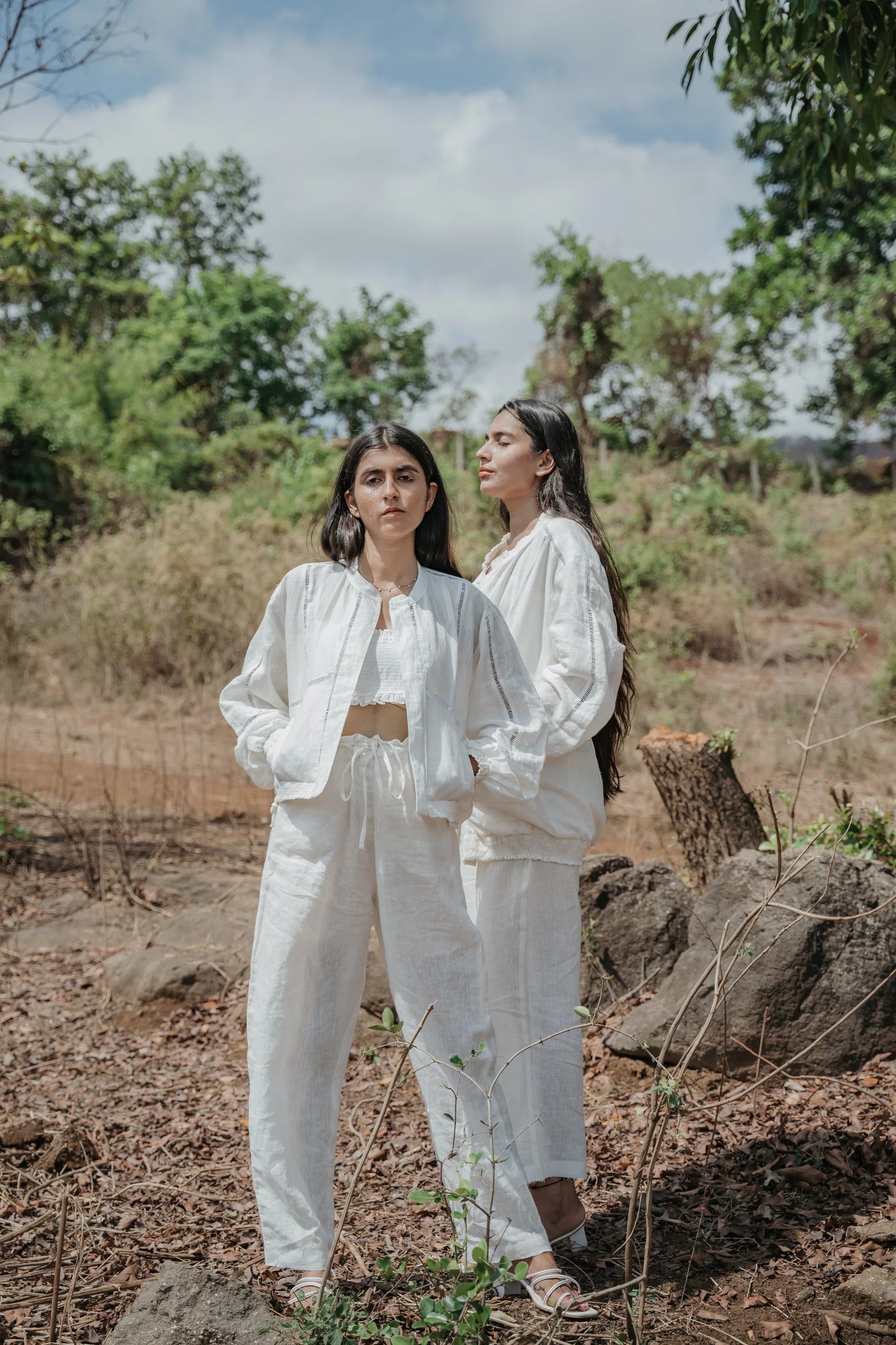 Long Bomber Lace Jacket