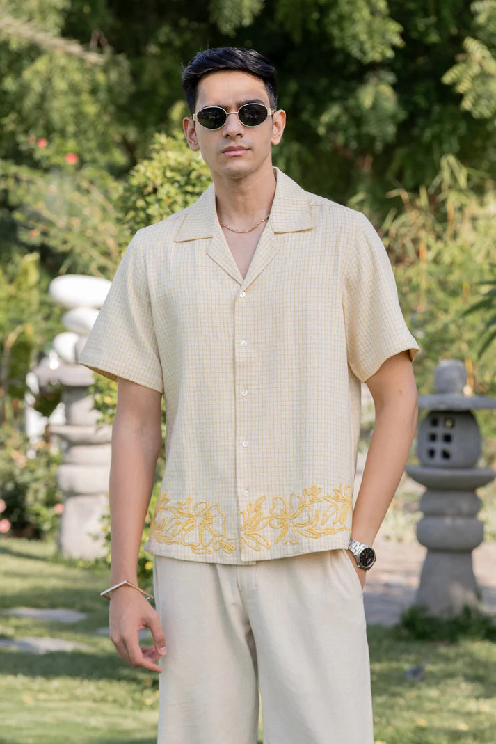 Chic embroidered shirt