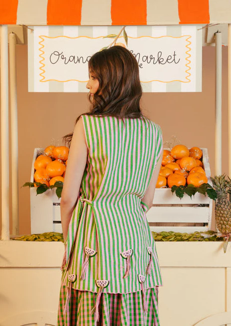 Melon Tie Top