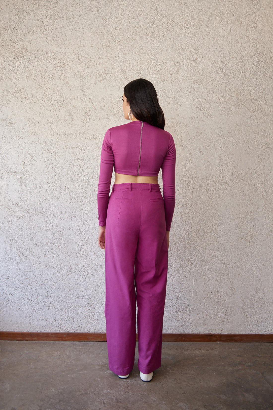 Downtown Pant in Berry