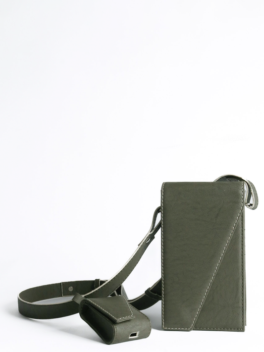 The Record Phone Bag:grey