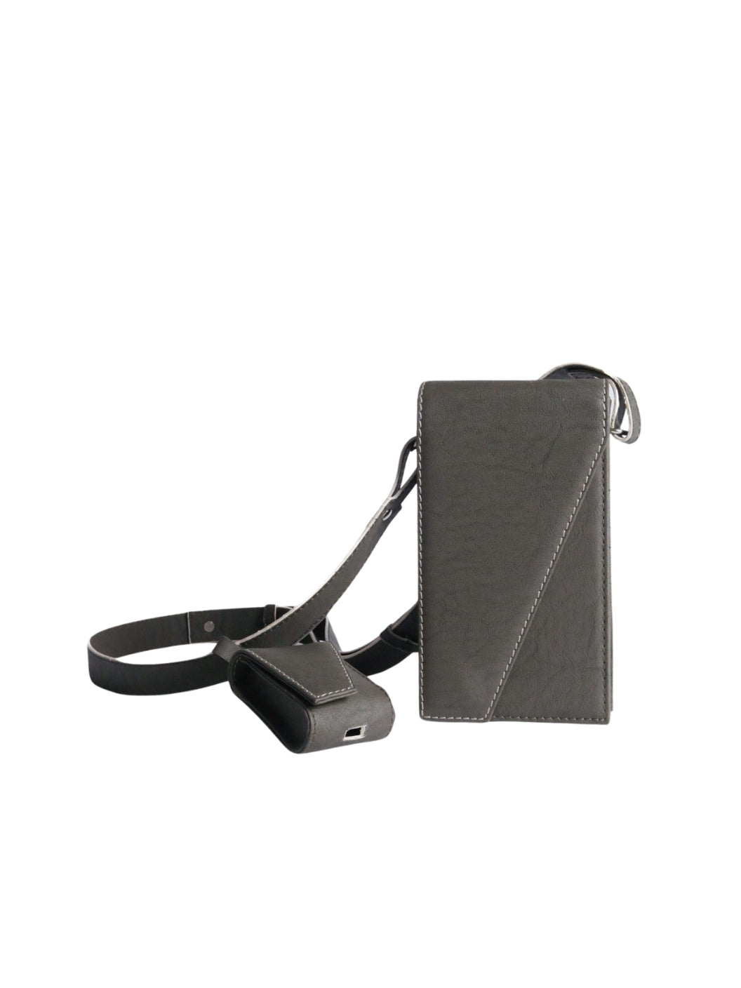 The Record Phone Bag:grey