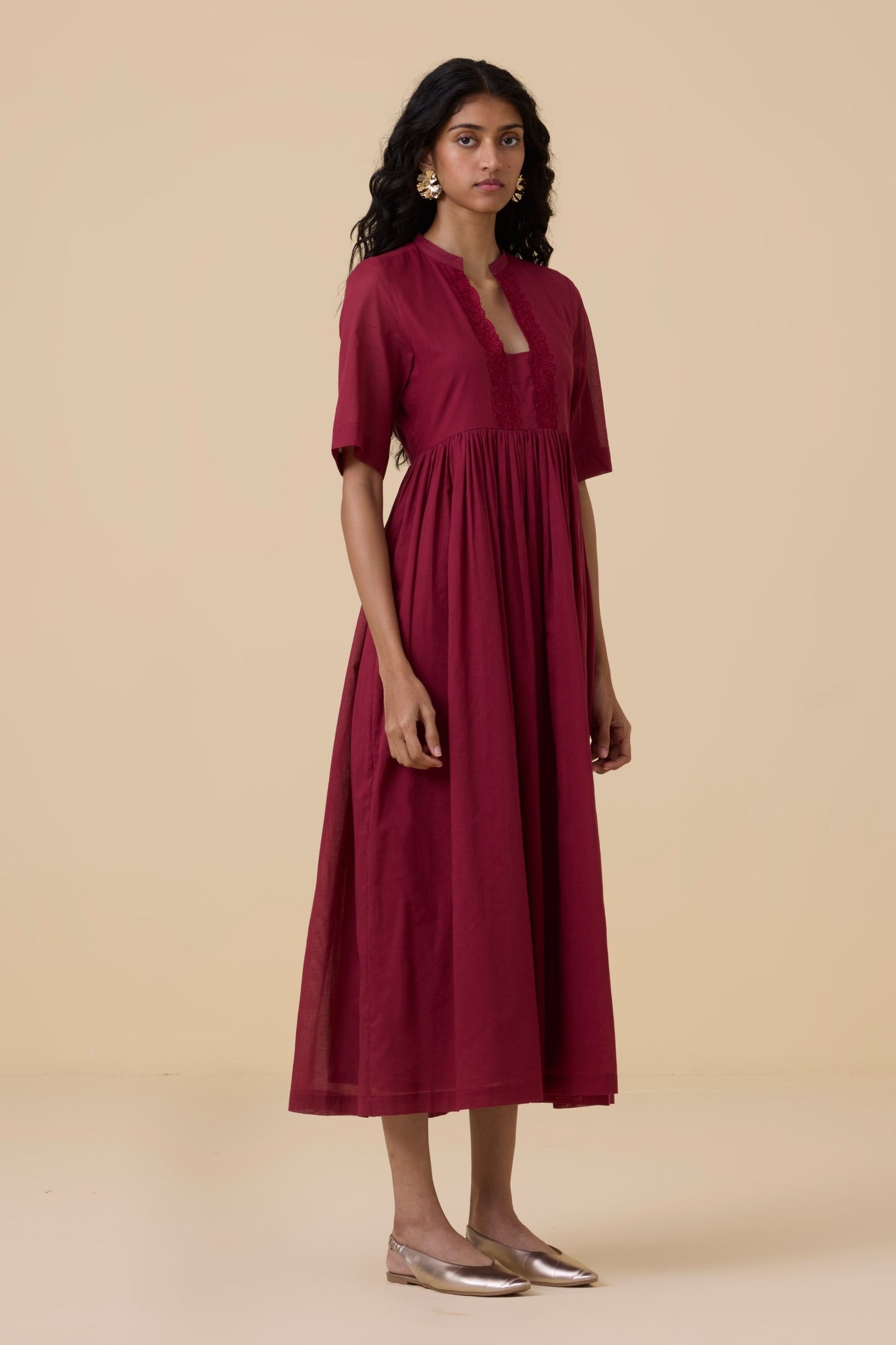 Sabah Cherry Cotton Dress