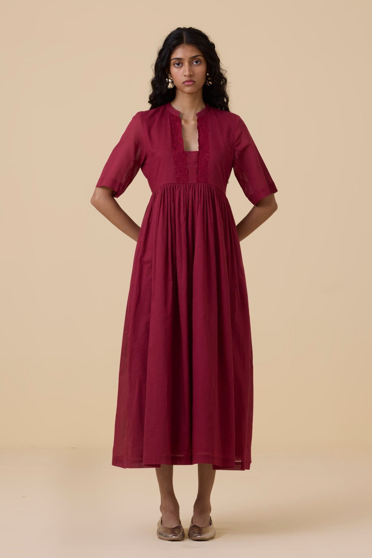 Sabah Cherry Cotton Dress