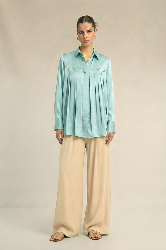 Gather Shirt - Tropical Breeze