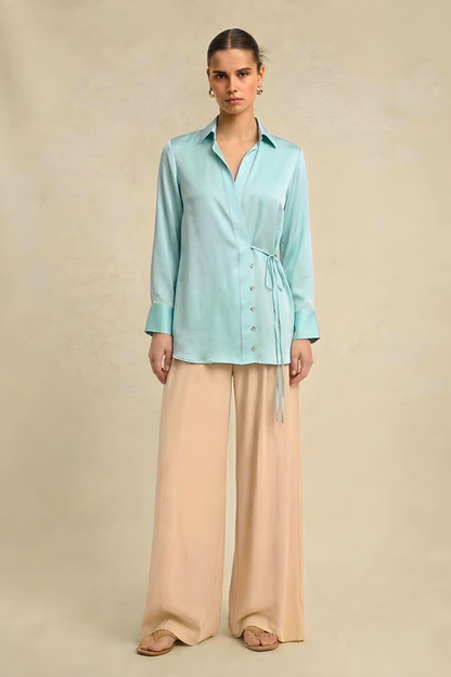 Wrap Blouse - Tropical Breeze