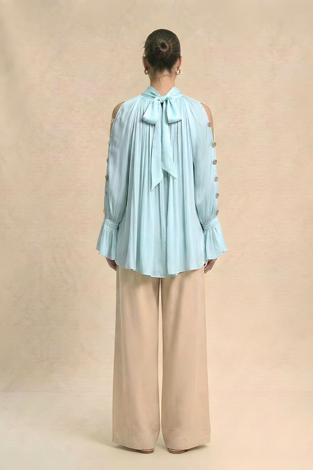 Halter Neck Blouse - Tropical Breeze