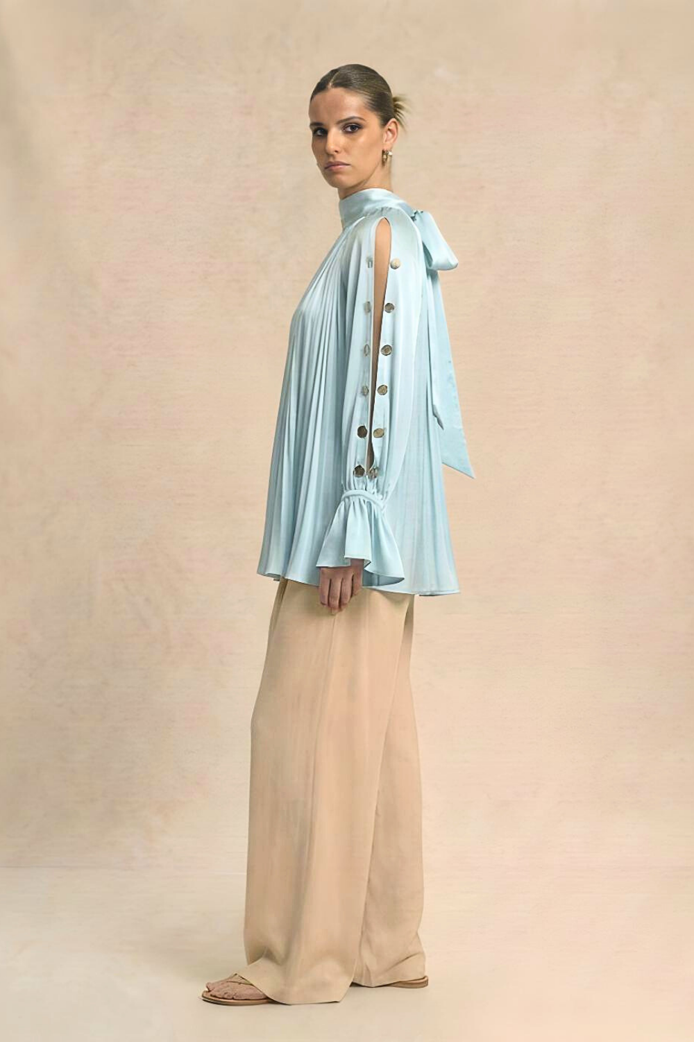 Halter Neck Blouse - Tropical Breeze