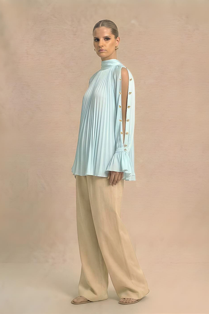 Halter Neck Blouse - Tropical Breeze