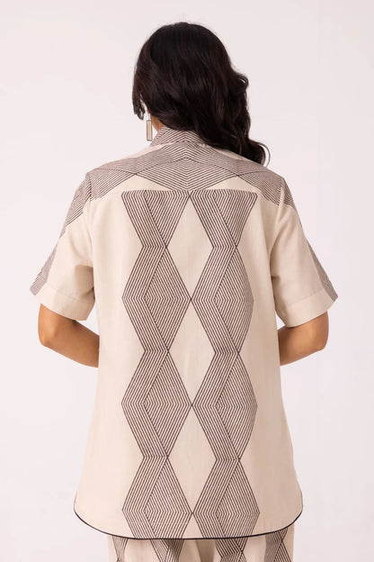 Tess Hand Printed Shirt